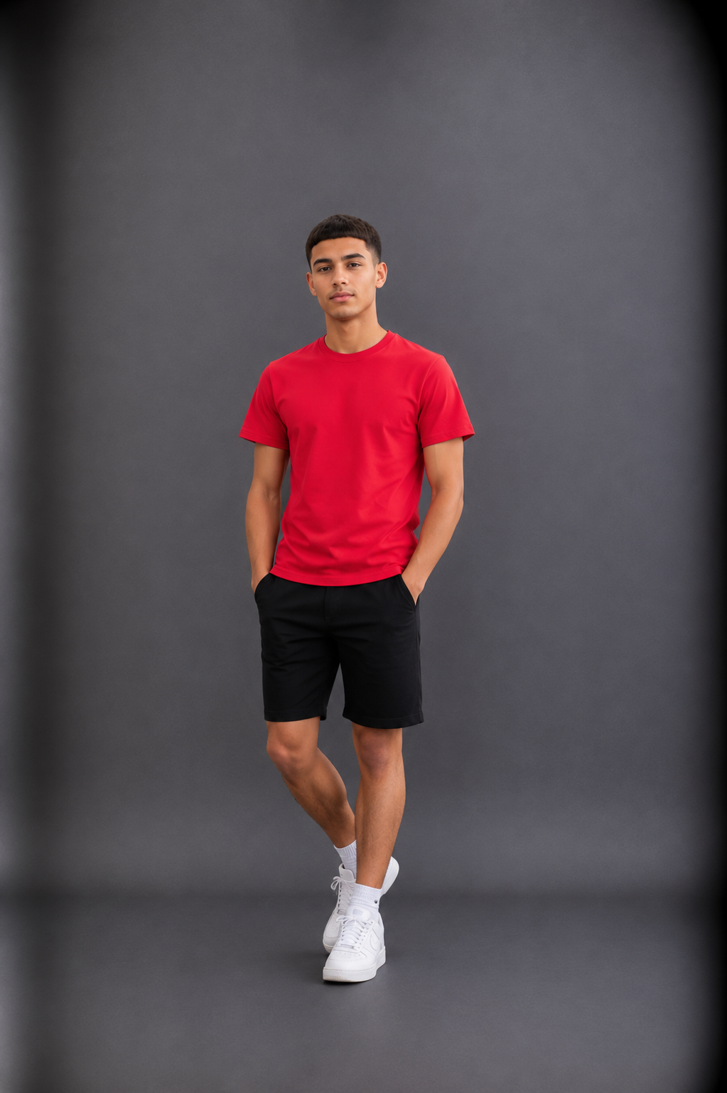 T-shirt garçon uni style basique essentiel –– Lot de 12 Pièces (Tailles 4 à 14 ans) - 55362M