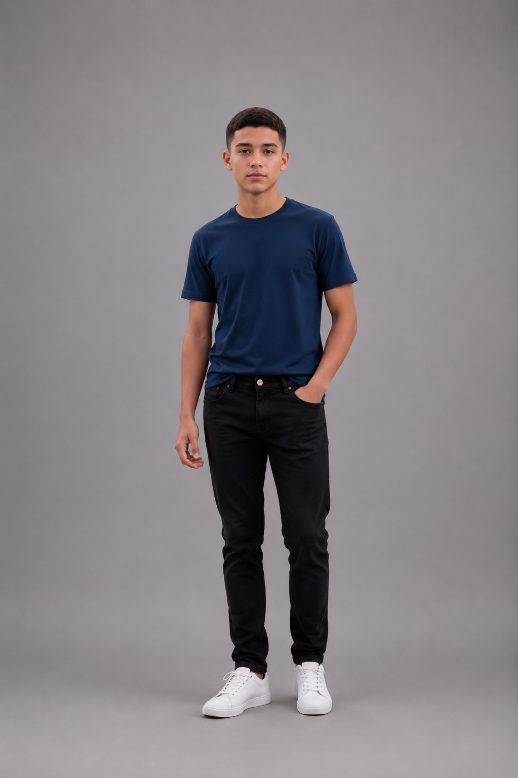 Pantalon garçon coupe droite –  Lot de 12 Pièces (Tailles 4 à 14 ans) - 81140M