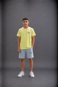 T-shirt garçon imprimé Waves avec motif dos plage – Lot de 12 Pièces (Tailles 4 à 14 ans) - 51003M