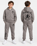 Ensemble Jogging Enfant Paris Flight Zippé à Capuche Ref. 50030 (4-14ans)