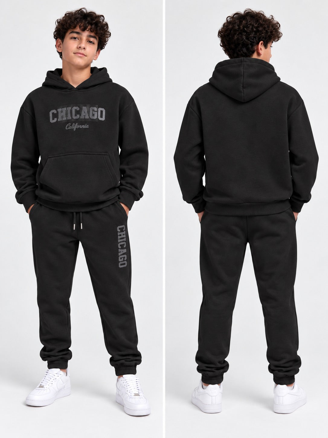 Ensemble Jogging Enfant Chicago à Capuche Ref. 50031 (4-14ans)