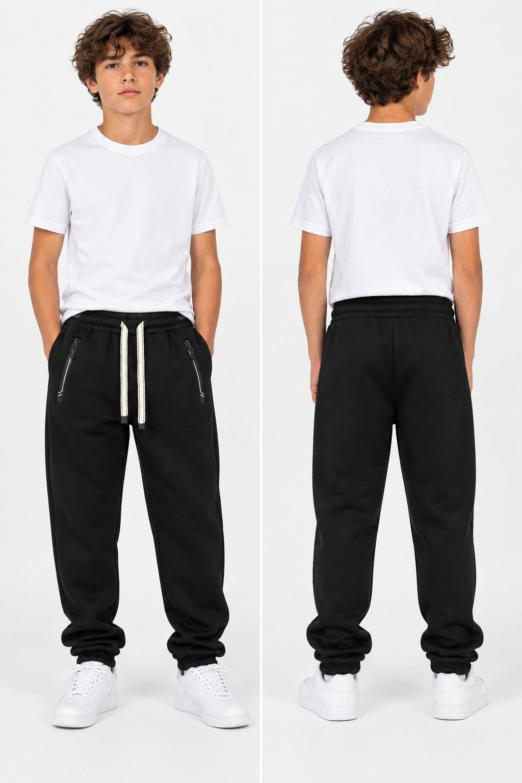 Pantalon Jogging Enfant Confort Zippé Ref. 50037  (4-14ans)