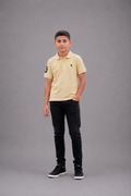 Polo enfant manches courtes avec col classique et broderie – Lot de 12 Pièces (Tailles 4 à 14 ans) - 55305M