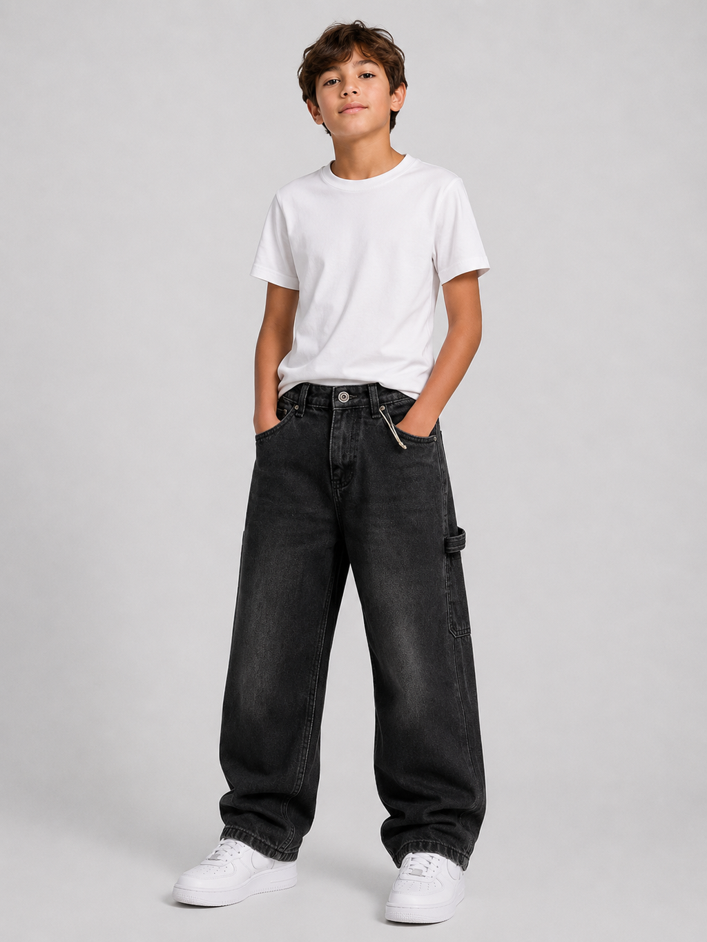 Ensemble garçon enfant – Réf. 81269M B-N – tailles 4 ans à 14 ans