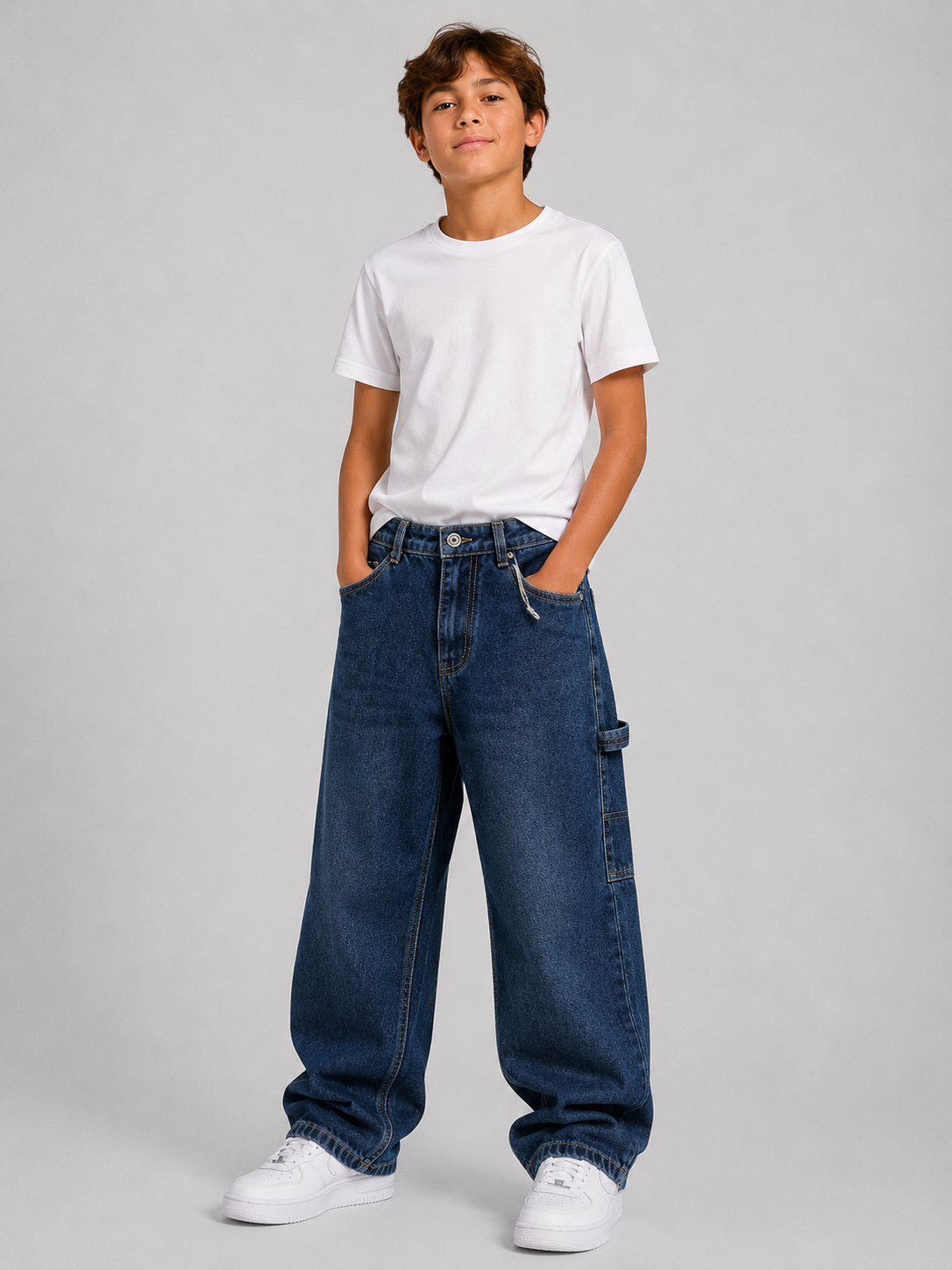 Ensemble garçon enfant – Réf. 81269M B-N – tailles 4 ans à 14 ans