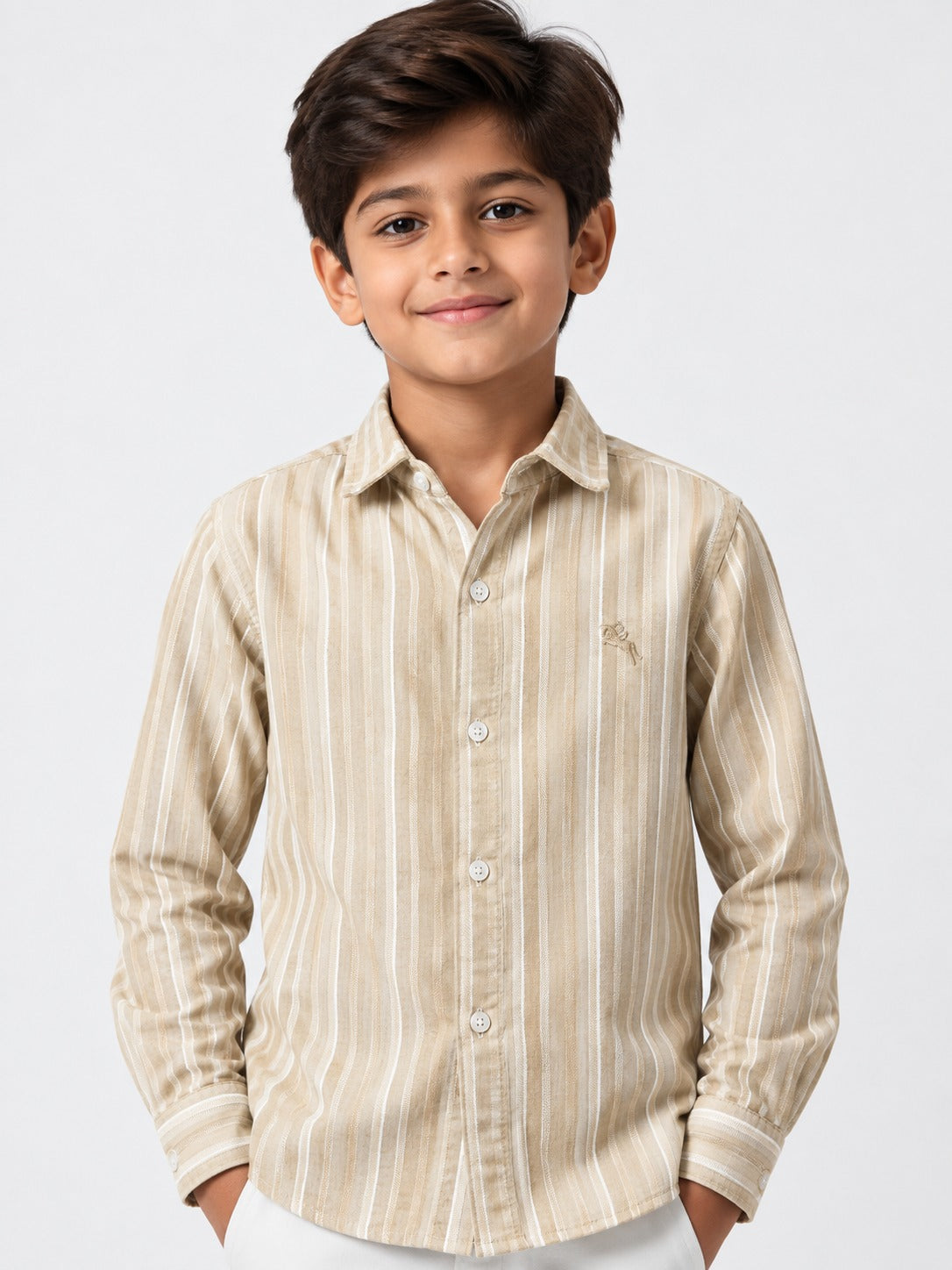 Chemise Garçon Rayée Élégante Réf. 90121 (4-14ans)