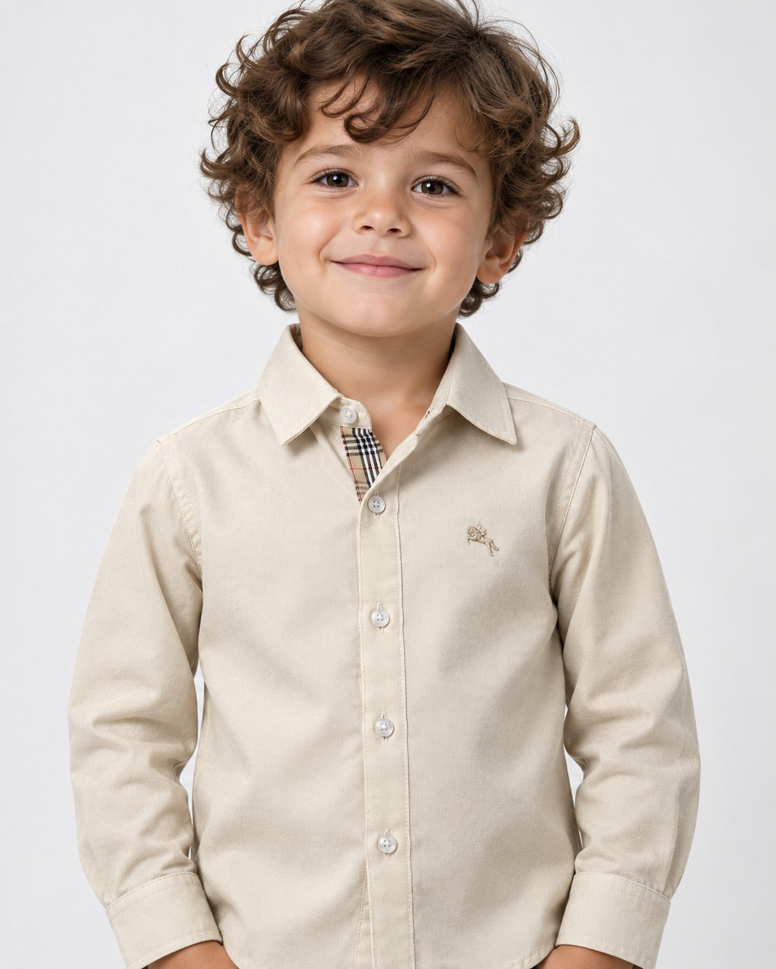 Chemise Enfant Élégance Classique Brodée Ref. 90122 (2-6ans)
