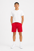 Short garçon uni avec taille élastique et poches – – Lot de 12 Pièces (Tailles 4 à 14 ans) - 55363M