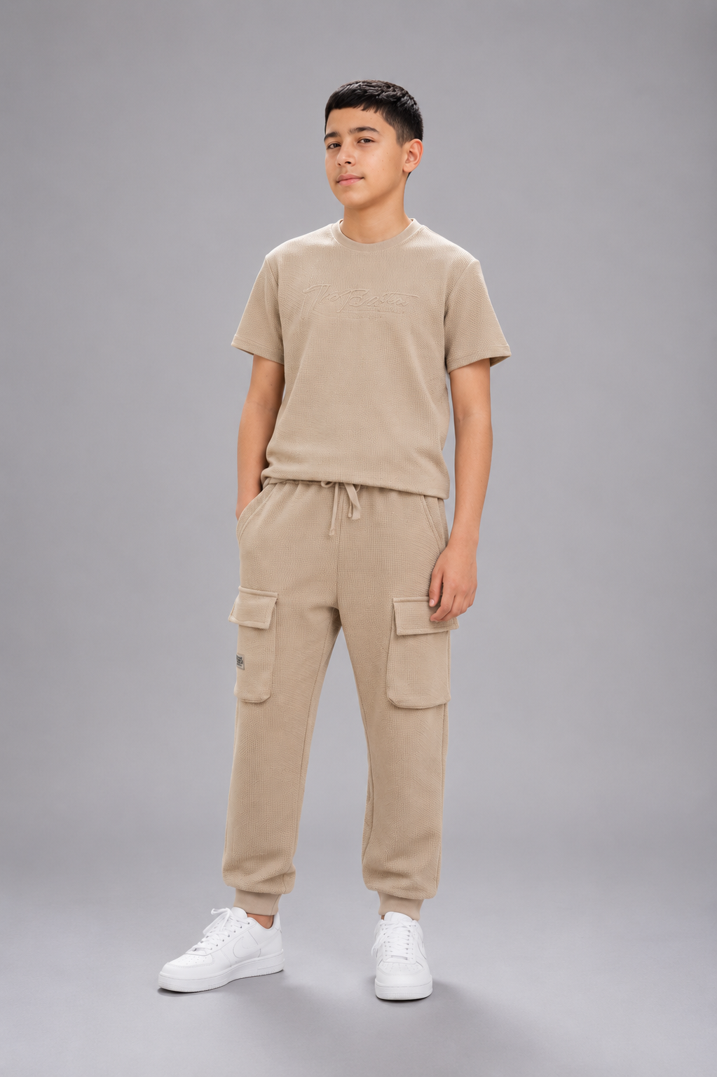 Ensemble jogging enfant capuche imprimé sport- Lot de 12 Pièces (Tailles 4 à 14 ans) - 60025M