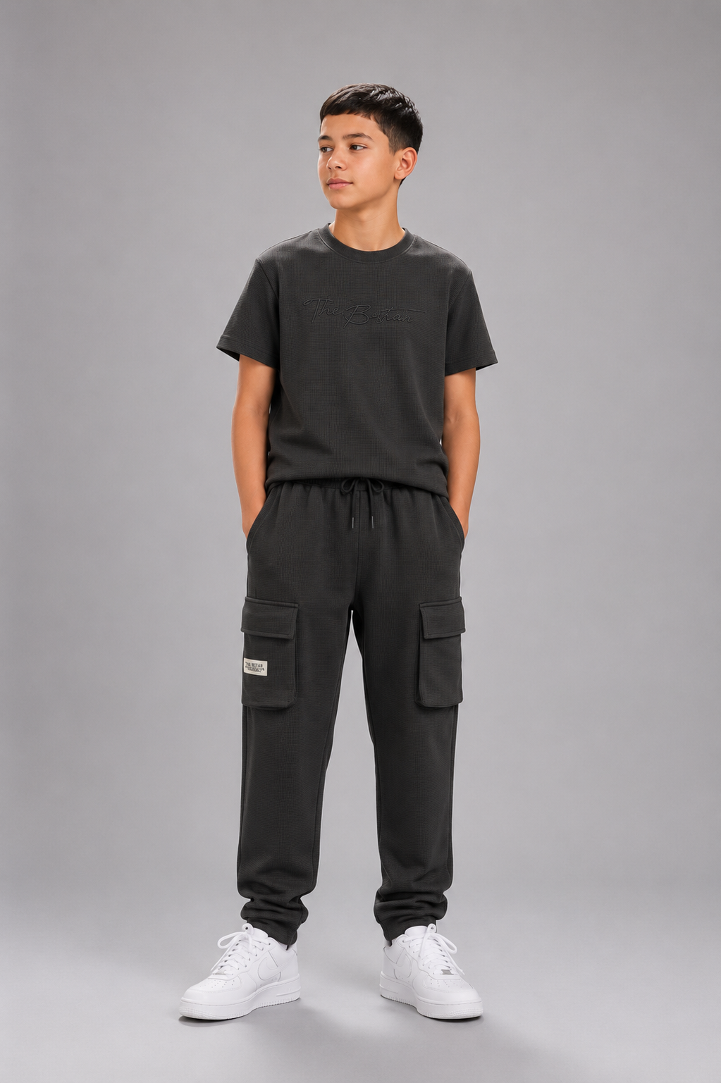 Ensemble jogging enfant capuche imprimé sport- Lot de 12 Pièces (Tailles 4 à 14 ans) - 60025M