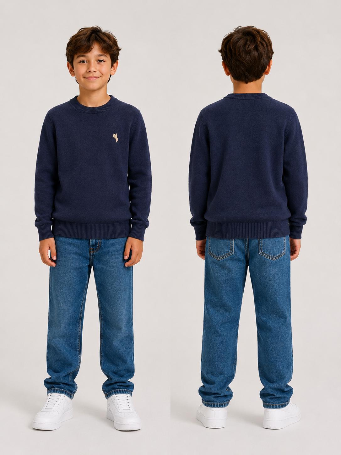 Pull garçon enfant – Réf. 11102M – tailles 4 ans à 14 ans