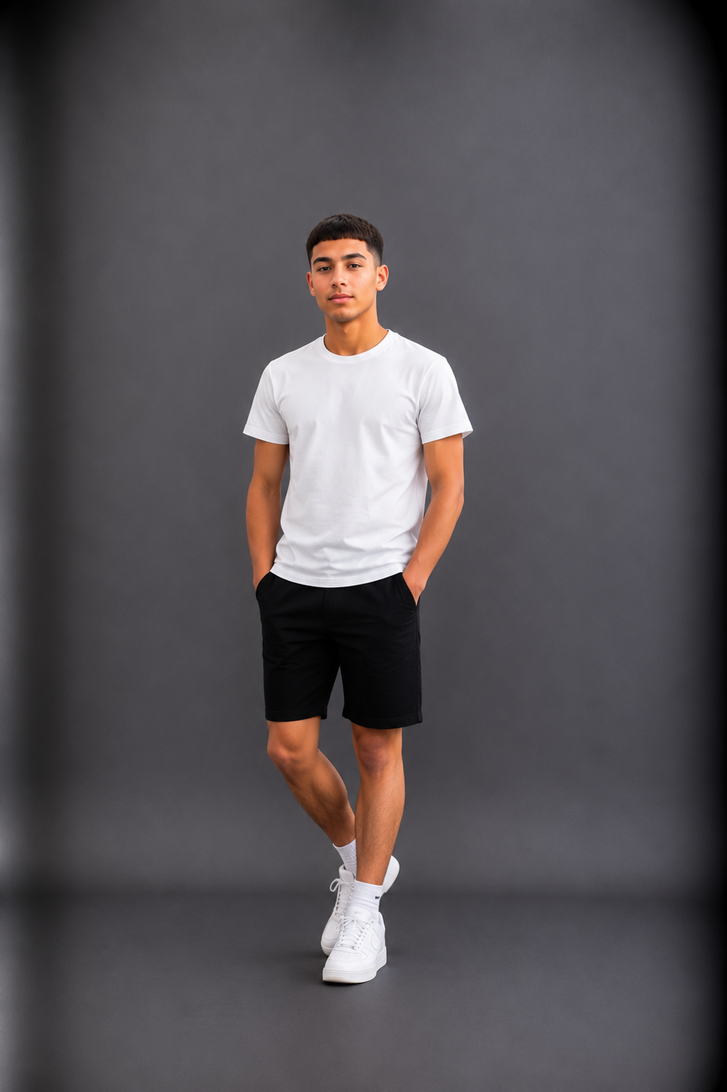 T-shirt garçon uni style basique essentiel –– Lot de 12 Pièces (Tailles 4 à 14 ans) - 55362M