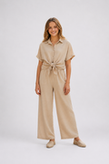Ensemble fille 2 pièces avec chemise nouée et pantalon fluide– Lot de 12 Pièces (Tailles 4 à 14 ans) - 91011M