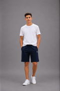 Short garçon uni avec cordon –  Lot de 12 Pièces (Tailles 4 à 14 ans) - 90018M