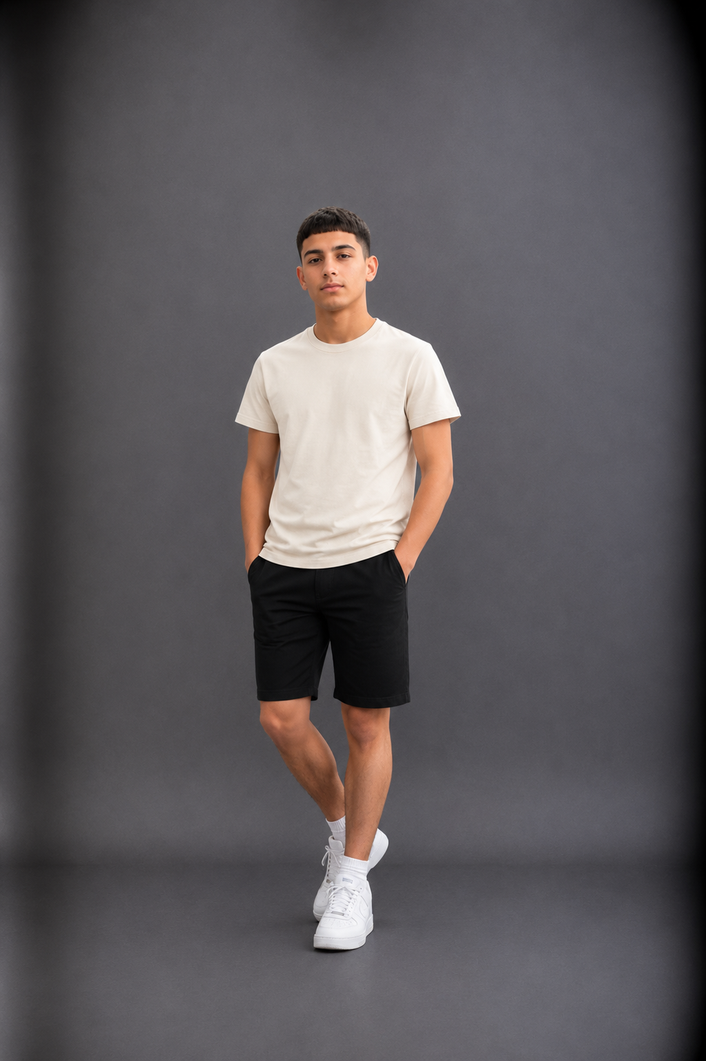 T-shirt garçon uni style basique essentiel –– Lot de 12 Pièces (Tailles 4 à 14 ans) - 55362M