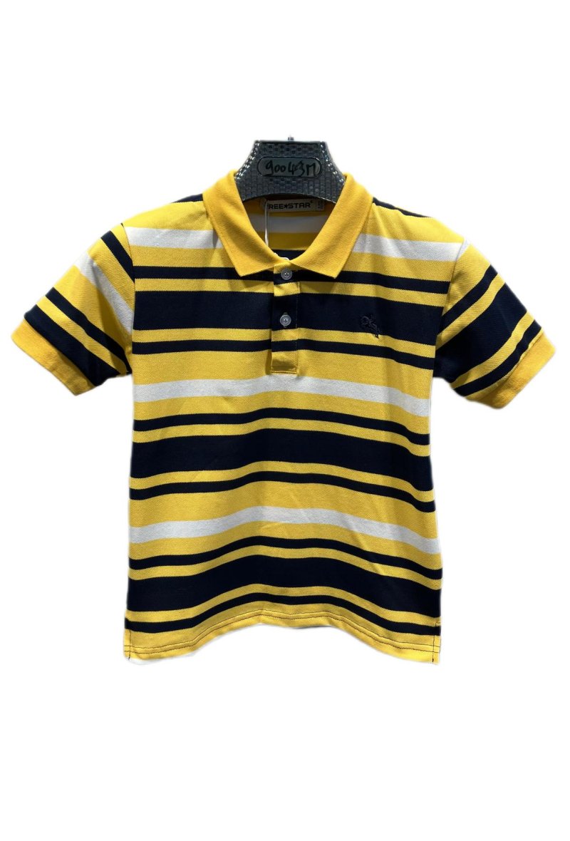 POLO MANCHE COURTE à RAYURES Garçon
